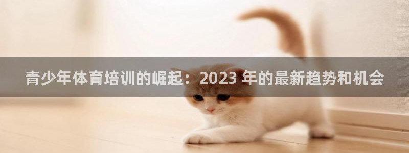 耀世娱乐是个什么平台啊：青少年体育培训的崛起：202